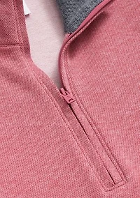 Men's Knit Piqué Half Zip Pullover