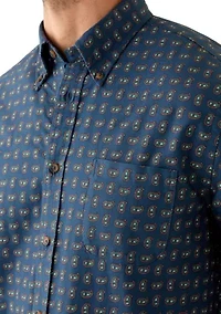 Men's Friday Shirt Oxford Paisley Pattern