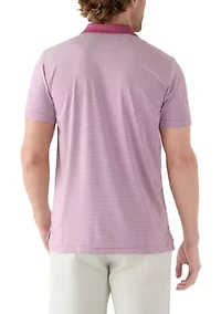 Performance Series Micro Stripe Jersey Polo Shirt