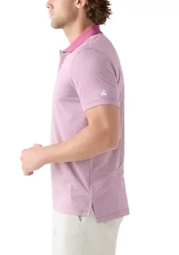 Performance Series Micro Stripe Jersey Polo Shirt