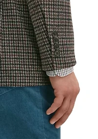 Classic Fit Cotton Wool Blend Knit Check Sport Coat