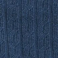 Men's Cotton Cable Knit Short Sleeve Polo Sweater