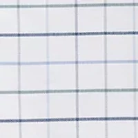Men's Windowpane Oxford Polo Button Down Shirt