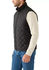 Men's Paddock Diamond Quilted Vest
