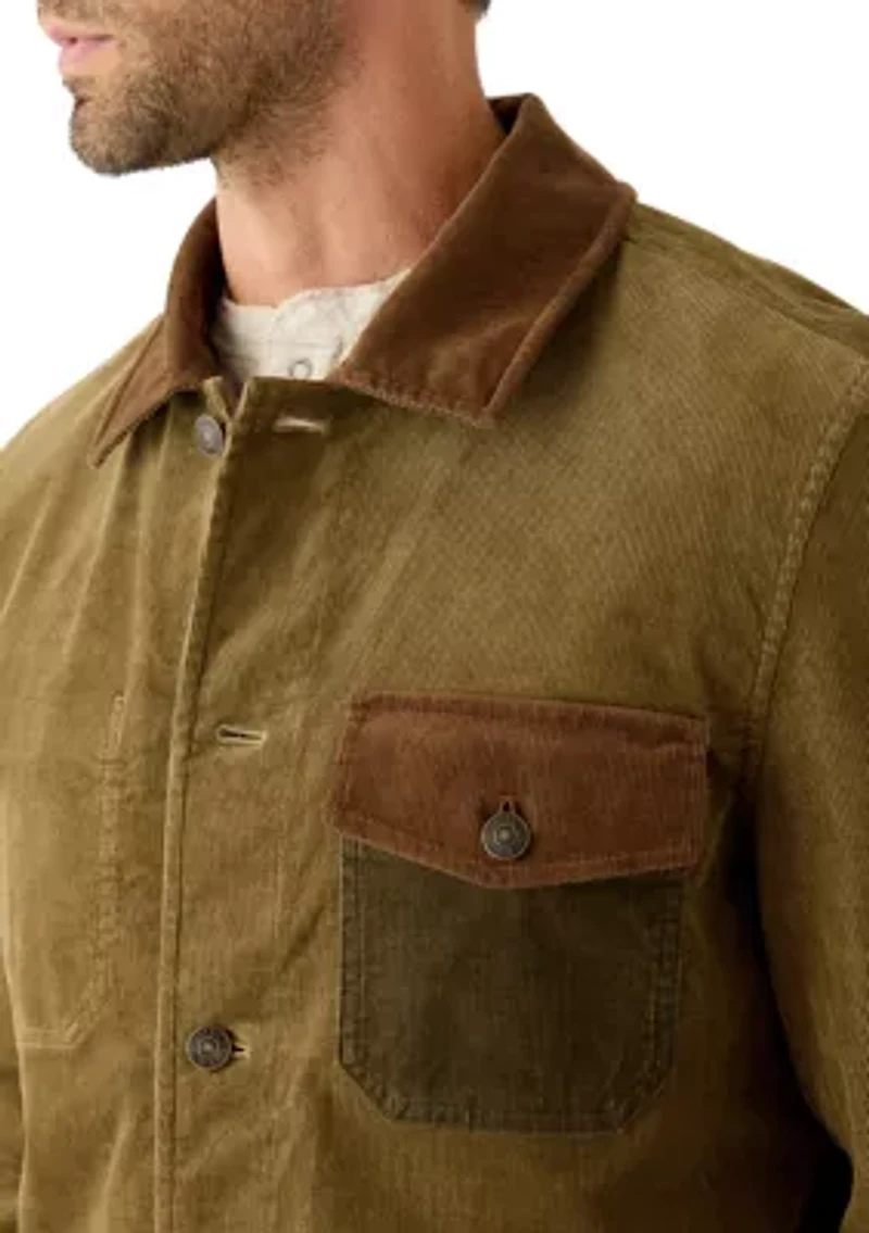 Men's Chore Coat Patterned Corduroy