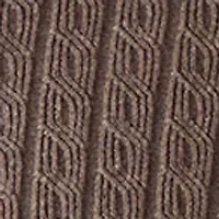 Cotton Mini-Cable Polo Cardigan