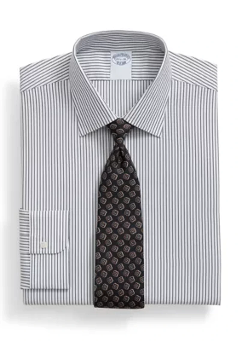 Men's Explorer Collection Twill Ainsley Collar Striped Dress Shirt