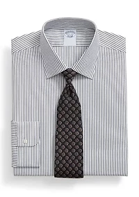 Men's Explorer Collection Twill Ainsley Collar Striped Dress Shirt