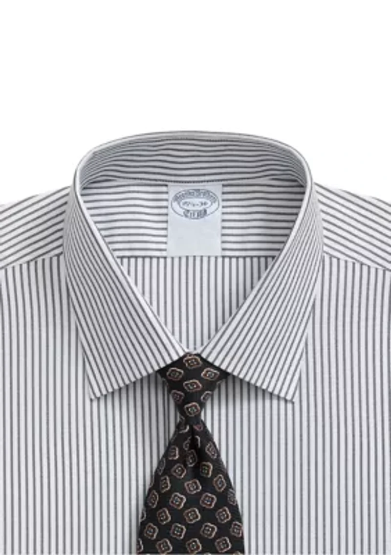 Men's Explorer Collection Twill Ainsley Collar Striped Dress Shirt