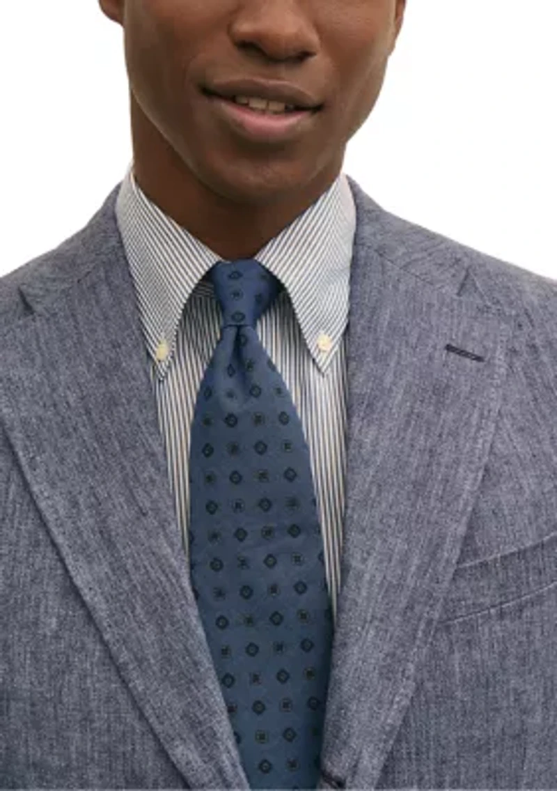 Men's Twill Linen Suit Jacket