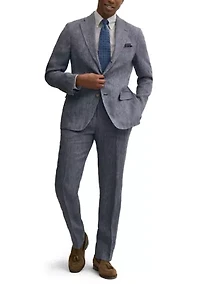 Men's Twill Linen Suit Pants