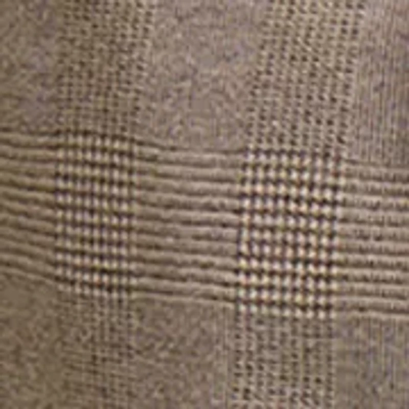 Men's Check Knit Plaid Blazer