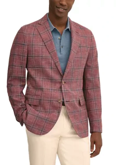 Men's Check Plaid Blazer