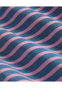 Men's Knit Indigo Mariner Striped Long Sleeve T-Shirt