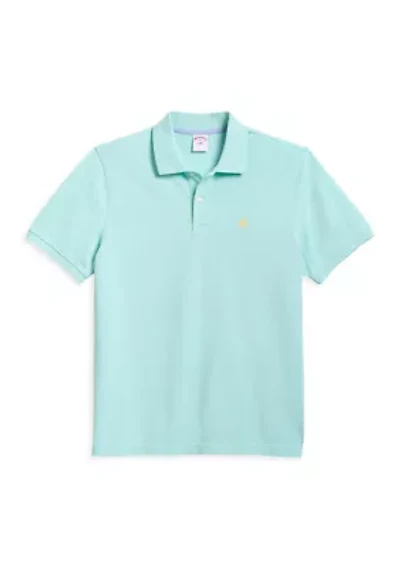 Men's Knit Supima Stretch Pique Polo Shirt
