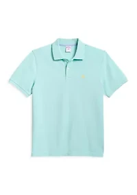 Men's Knit Supima Stretch Pique Polo Shirt