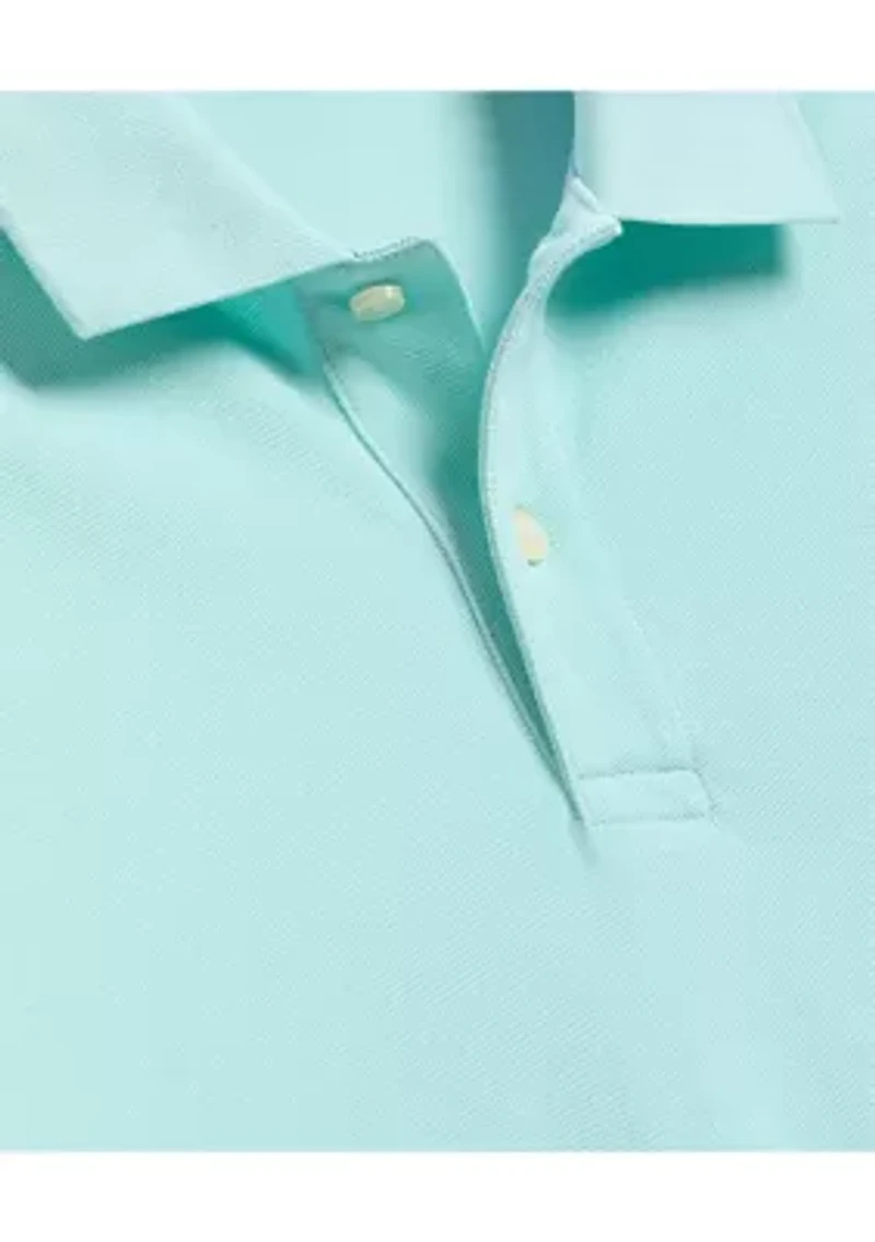 Men's Knit Supima Stretch Pique Polo Shirt