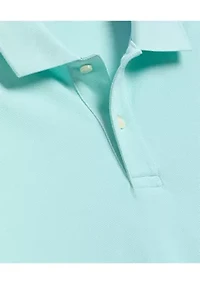 Men's Knit Supima Stretch Pique Polo Shirt