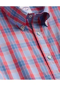 Men's Novelty Plaid Button Down Shirt