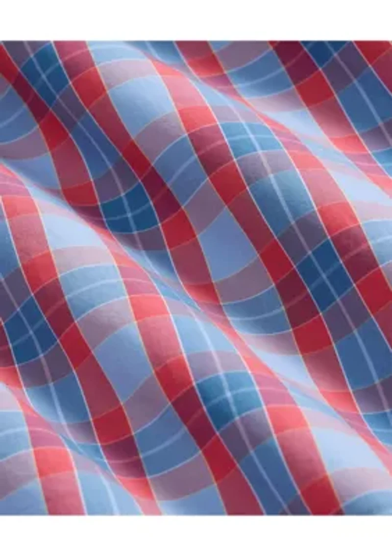 Men's Novelty Plaid Button Down Shirt