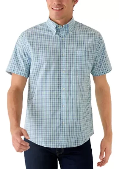 Men's Poplin Novelty Short Sleeve Shirt