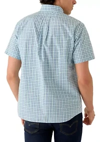 Men's Poplin Novelty Short Sleeve Shirt