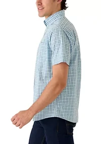 Men's Poplin Novelty Short Sleeve Shirt