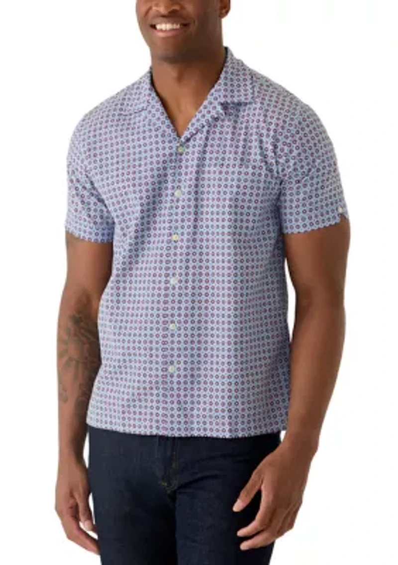 Men's Linen Camp Short Sleeve Shirt