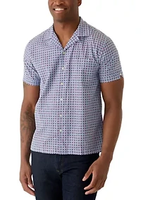 Men's Linen Camp Short Sleeve Shirt