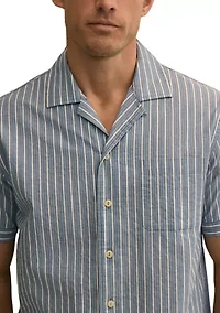 Men's Dobby Camp Collar Shirt