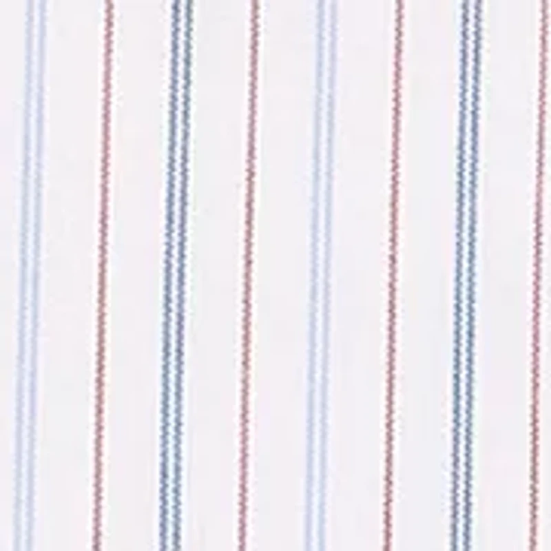 Men's White Ground Striped Shirt