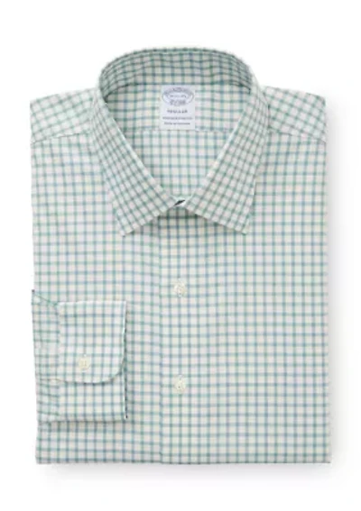Long Sleeve Gingham Button Down Shirt