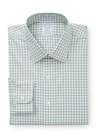 Long Sleeve Gingham Button Down Shirt