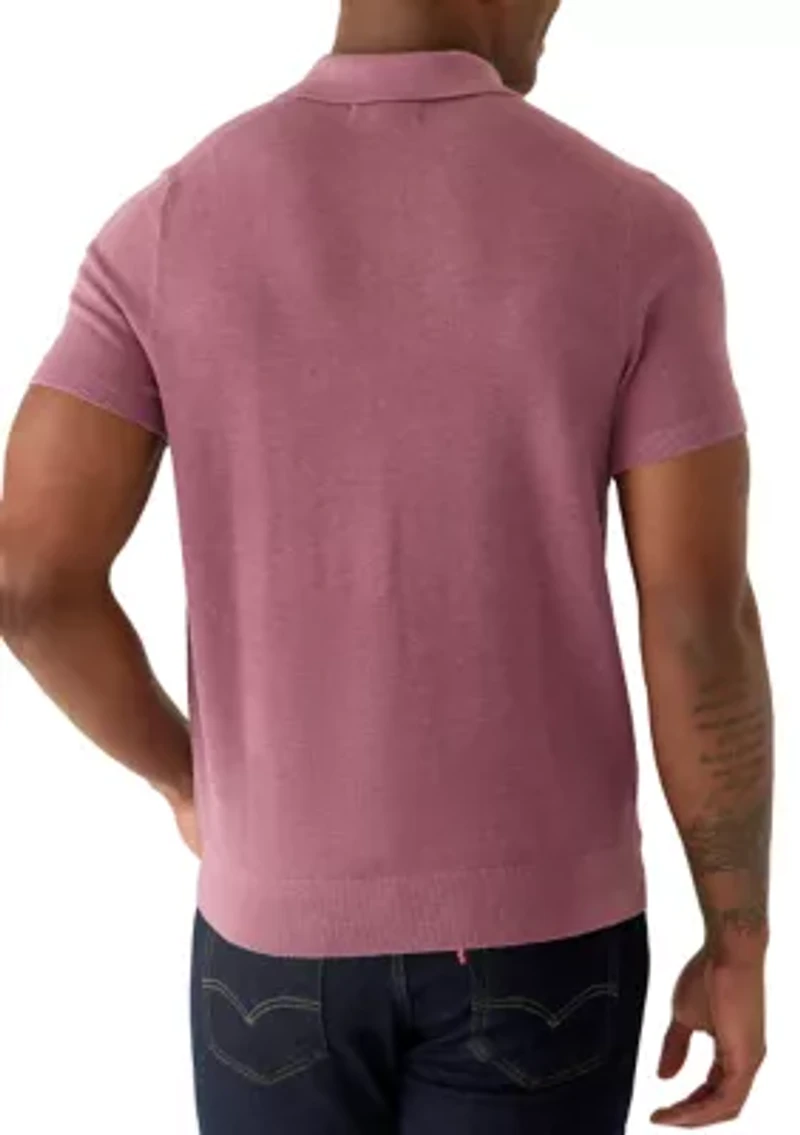 Men's Pique Polo Short Sleeve Shirt
