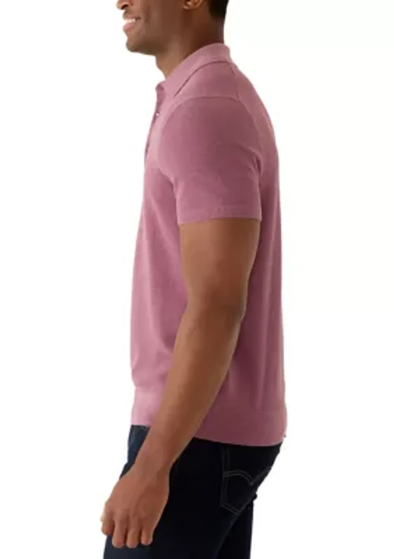 Men's Pique Polo Short Sleeve Shirt