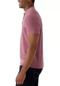 Men's Pique Polo Short Sleeve Shirt