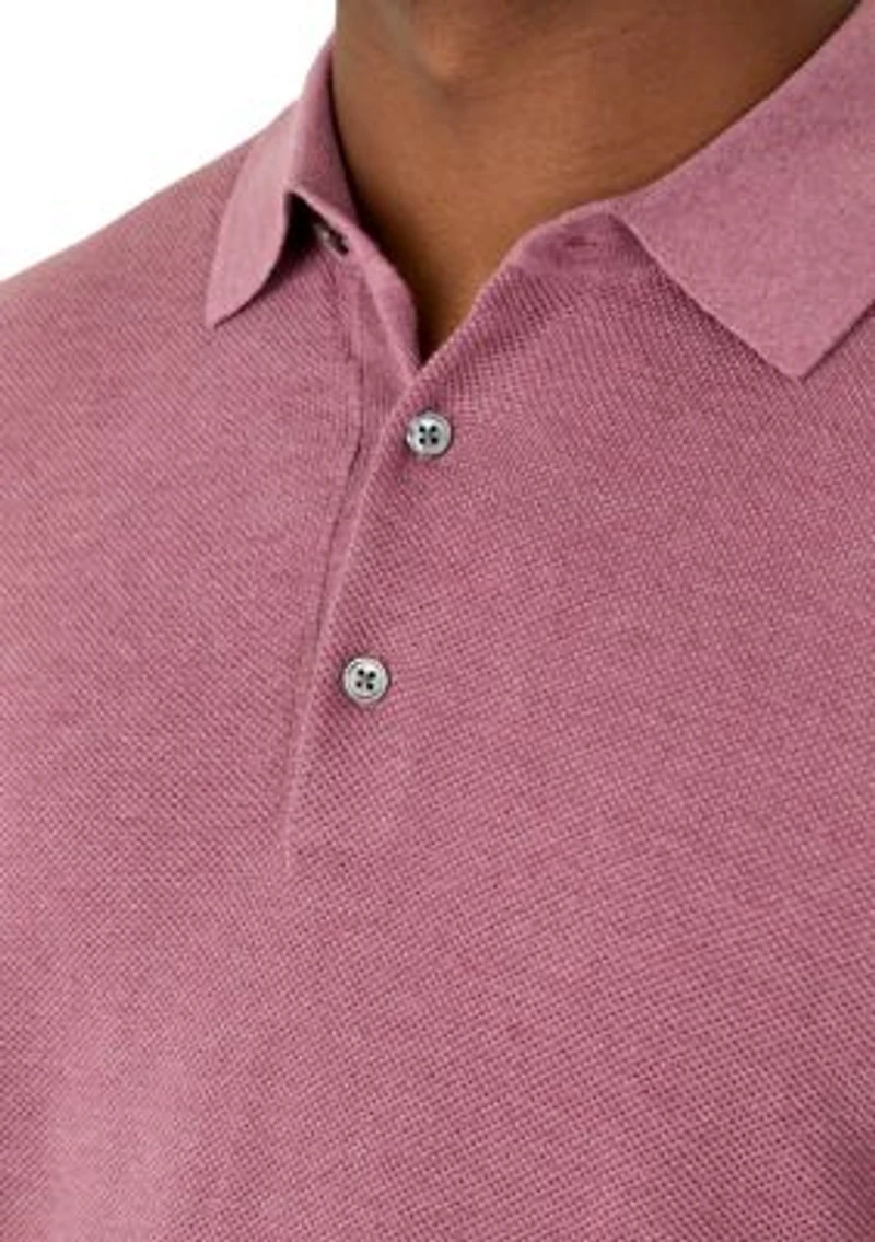 Men's Pique Polo Short Sleeve Shirt