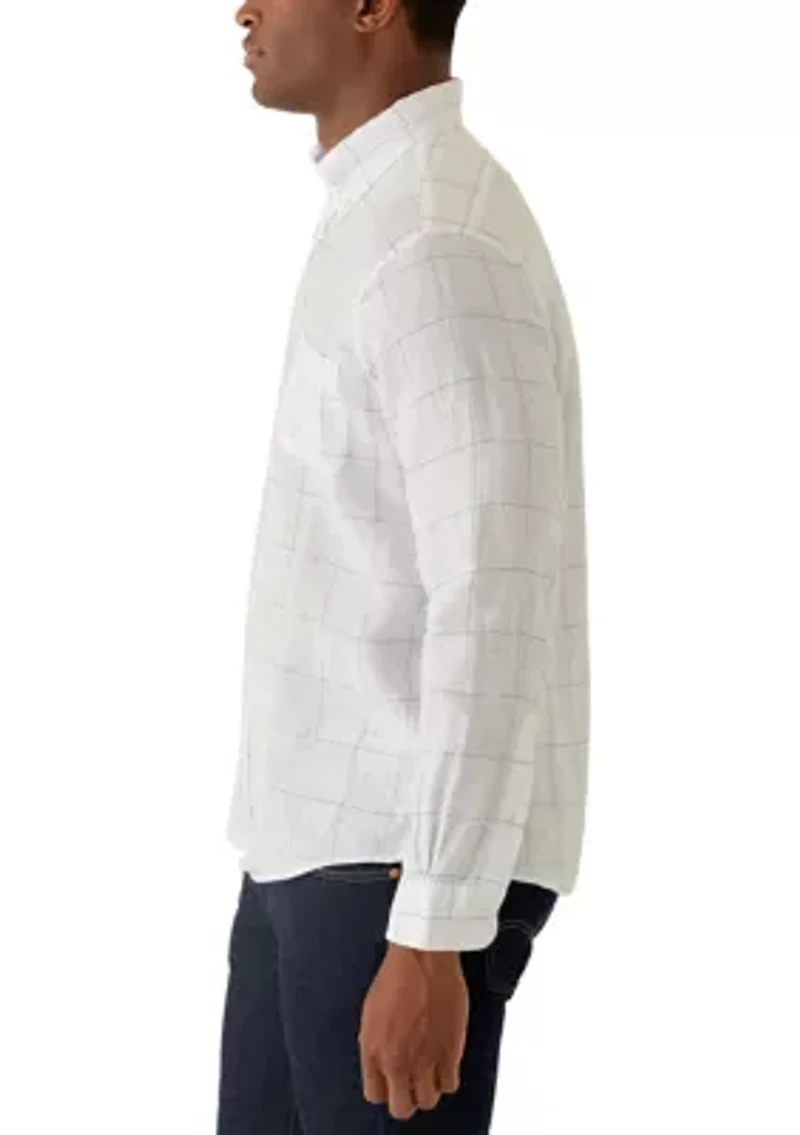 Men's Linen Novelty Long Sleeve Shirt