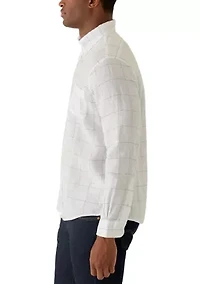 Men's Linen Novelty Long Sleeve Shirt