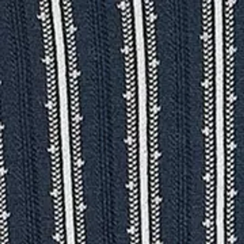 Men's Vertical Striped Johnny Collar Sweater