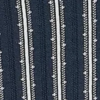 Men's Vertical Striped Johnny Collar Sweater