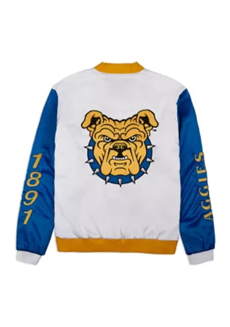 NCAA NC A&T Aggies Satin Bomber Jacket