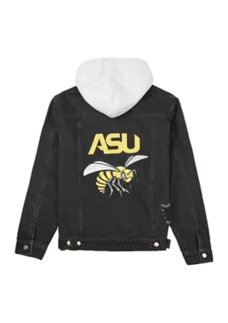 NCAA Alabama State Hornets Hooded Denim Jacket