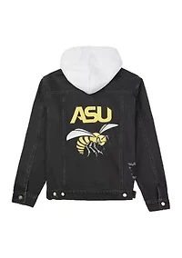 NCAA Alabama State Hornets Hooded Denim Jacket