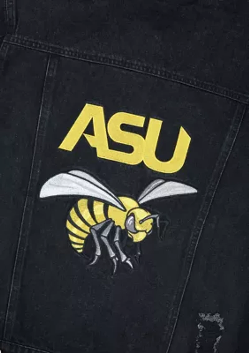 NCAA Alabama State Hornets Hooded Denim Jacket