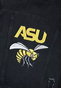 NCAA Alabama State Hornets Hooded Denim Jacket