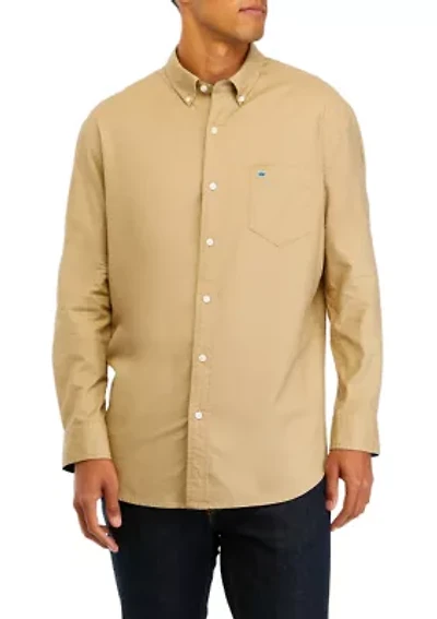 Long Sleeve Woven Oxford Shirt