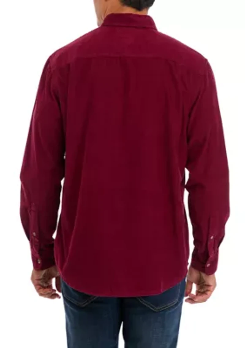 Long Sleeve Corduroy Shirt