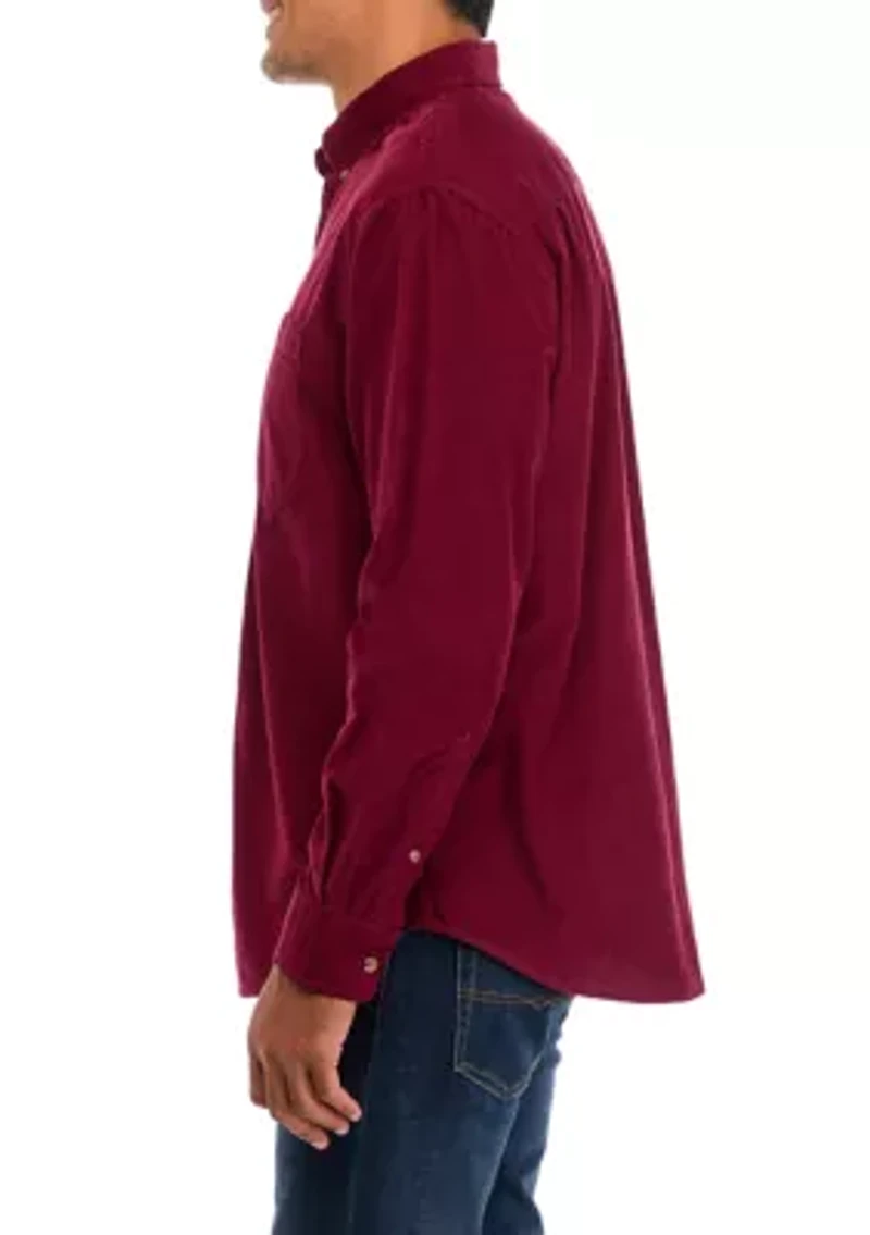 Long Sleeve Corduroy Shirt