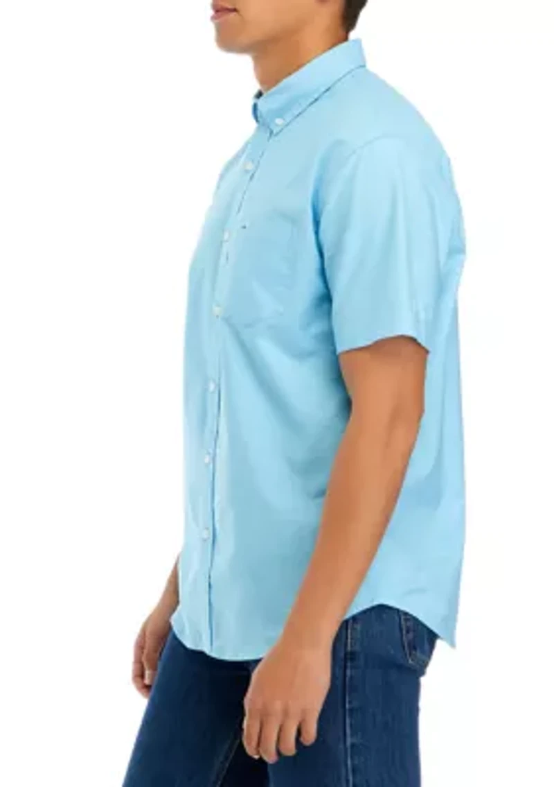 Short Sleeve Woven Oxford Shirt